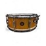 Used Gretsch Drums 14X5.5 Vintage Round Badge Progressive Jazz Snare Gold Sparkle Drum Gold Sparkle 211