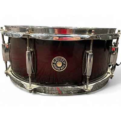 Used Gretsch Drums 14X6 Catalina Maple Snare Dark Cherry Burst Drum