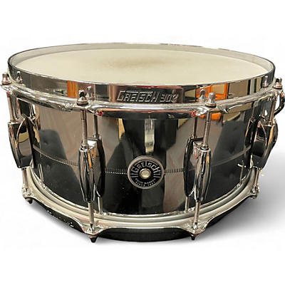 Used Gretsch Drums 14X6.5 Brooklyn Series Steel Snare Chrome Drum