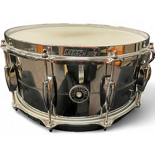 Used Gretsch Drums 14X6.5 Brooklyn Series Steel Snare Chrome Drum Chrome 213