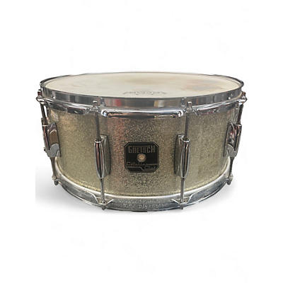 Used Gretsch Drums 14X6.5 Catalina Club Series Snare Silver Sparkle Drum