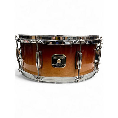 Used Gretsch Drums 14X6.5 Catalina Snare RED TO NATURAL FADE Drum