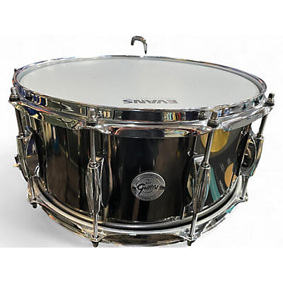 Used Gretsch Drums 14X6.5 Full Range Snare BLACK NICKEL Drum