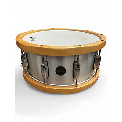 Used Gretsch Drums 14X6.5 Gold Series Aluminum Wood Hoop Snare Drum