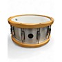 Used Gretsch Drums 14X6.5 Gold Series Aluminum Wood Hoop Snare Drum Wood Hoop Snare 213