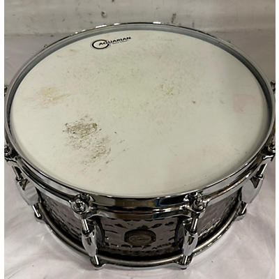 Gretsch Drums Used Gretsch Drums 14X6.5 HAMMERED BLACK STEEL SNARE Drum