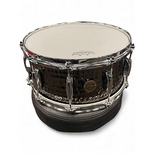Used Gretsch Drums 14X6.5 Hammered Steel Black Nickel Drum Black Nickel 213