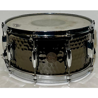 Gretsch Drums Used Gretsch Drums 14X6.5 Hand Hammered Snare Drum Drum Nickel Over Brass