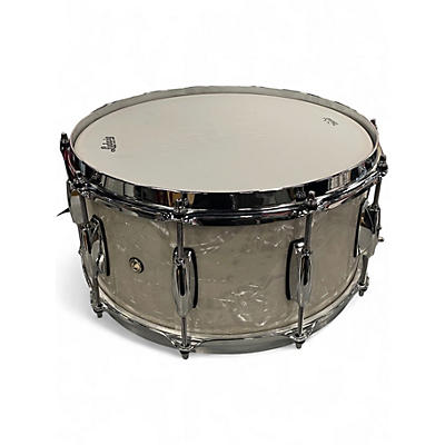 Used Gretsch Drums 14X6.5 Renown Snare Pearl White Drum