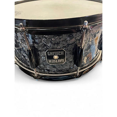 Used Gretsch Drums 14X6.5 SNARE Black Pearl Drum