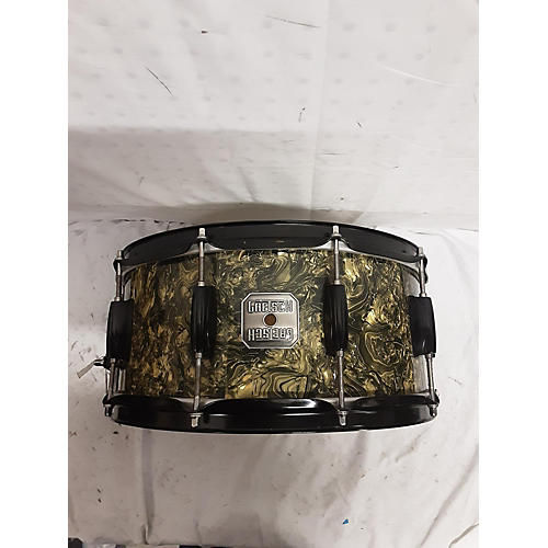 Gretsch Drums Used Gretsch Drums 14X6.5 Series Drum Green Swirl Green Swirl 213