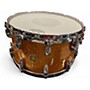 Used Gretsch Drums 14X7.5 USA Custom Brooklyn Snare GOLD SPARKLE NITRON Drum GOLD SPARKLE NITRON 215