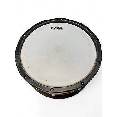 Used Gretsch Drums 14in HAMMERED BLACK STEEL W/ WOOD HOOPS BLACK Drum