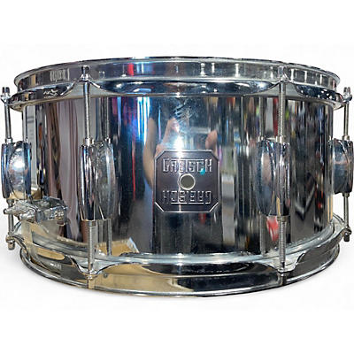 Used Gretsch Drums 14in Square Badge Snare Chrome Drum