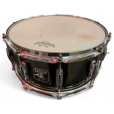 Used Gretsch Drums 14in Taylor Hawkins Designed Snare Black Chrome Drum