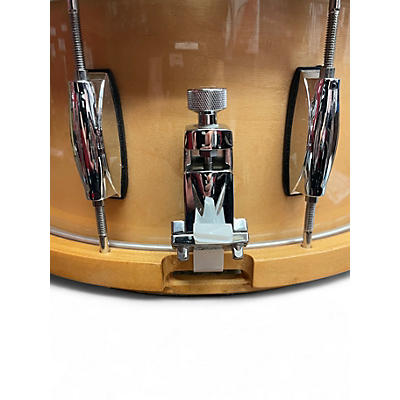 Used Gretsch Drums 14in Wood Hoop Snare Natural Drum