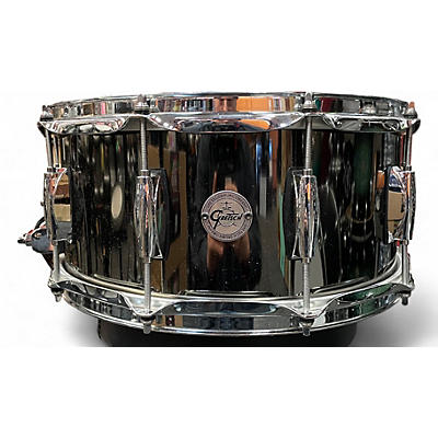 Gretsch Drums Used Gretsch Drums 14in black nickle over brass black nickel Drum