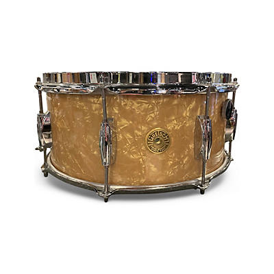 Used Gretsch Drums 14in broadkaster Gold Drum