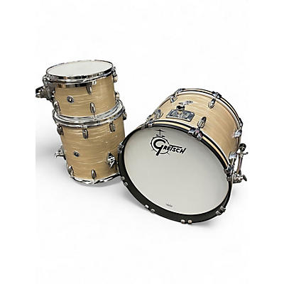 Used Gretsch Drums 3 Piece Brooklyn Series Oyster Cream Drum Kit