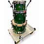 Used Gretsch Drums 3 Piece Brooklyn Series Satin Emerald Green Drum Kit Satin Emerald Green