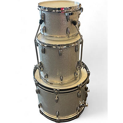 Used Gretsch Drums 3 Piece Brooklyn Series Silver Drum Kit