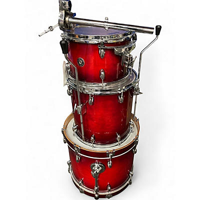 Used Gretsch Drums 3 Piece Catalina Club Jazz Series GLOSS CRIMSON BURST Drum Kit