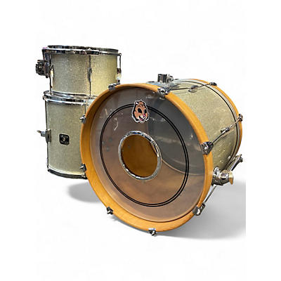 Used Gretsch Drums 3 Piece Catalina Club Jazz Series GOLD SPARKLE Drum Kit