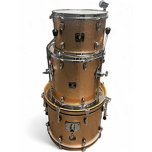 Used Gretsch Drums 3 Piece Catalina Club Jazz Series champagne sparkle Drum Kit champagne sparkle