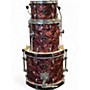 Used Gretsch Drums 3 Piece Catalina Club Series BURGUNDY SPARCLE Drum Kit BURGUNDY SPARCLE
