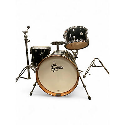 Used Gretsch Drums 3 Piece Catalina Club Series Black Drum Kit