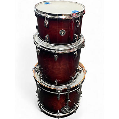 Used Gretsch Drums 3 Piece Catalina Club Series deep cherry burst Drum Kit