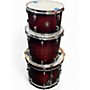 Used Gretsch Drums 3 Piece Catalina Club Series deep cherry burst Drum Kit deep cherry burst