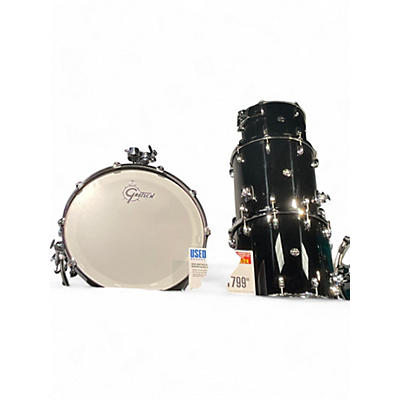 Used Gretsch Drums 3 Piece Renown Black Drum Kit