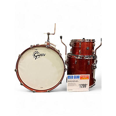 Gretsch Drums Used Gretsch Drums 3 Piece Renown RED SPARKLE Drum Kit