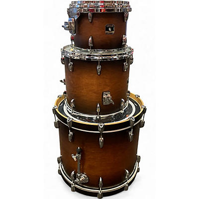 Used Gretsch Drums 3 Piece Renown Satin Tobacco Drum Kit