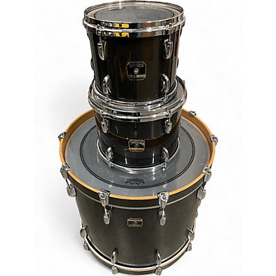 Used Gretsch Drums 3 Piece Renown transparent ebony Drum Kit