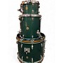 Used Gretsch Drums 3 Piece USA CUSTOM CADILLAC GREEN Drum Kit CADILLAC GREEN