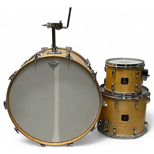 Used Gretsch Drums 3 Piece usa custom Natural Drum Kit Natural