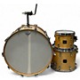 Used Gretsch Drums 3 Piece usa custom Natural Drum Kit Natural