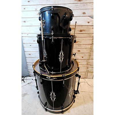 Used Gretsch Drums 3 piece Catalina Club Series Black Drum Kit