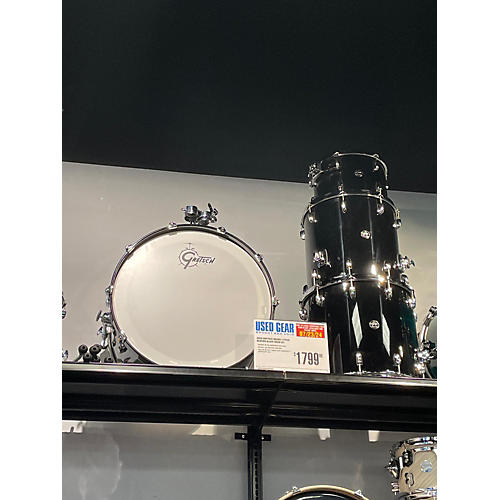 Gretsch Drums Used Gretsch Drums 3 piece Renown Black Drum Kit Black