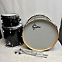 Used Gretsch Drums Used Gretsch Drums 3 piece USA Maple Gum Black Sparkle Drum Kit Black Sparkle