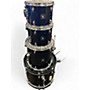 Used Gretsch Drums 4 Piece Blackhawk  Black Drum Kit Black
