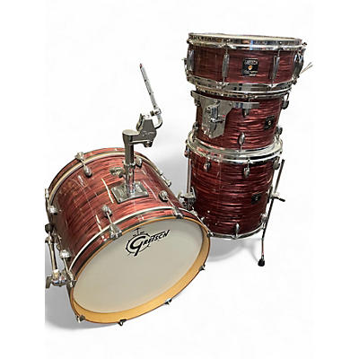Used Gretsch Drums 4 Piece CATALINA CLUB RED Drum Kit
