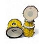 Used Gretsch Drums 4 Piece CATALINA CLUB Yellow Satin Flame Drum Kit Yellow Satin Flame