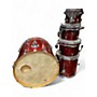 Used Gretsch Drums 4 Piece Catalina Birch Kit Red Drum Kit Red