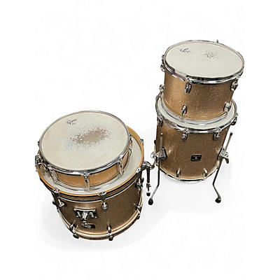 Used Gretsch Drums 4 Piece Catalina Club Jazz Series CHAMPAGNE SPARKLE Drum Kit