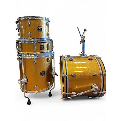 Used Gretsch Drums 4 Piece Catalina Club Jazz Series LEMON SPARKLE Drum Kit