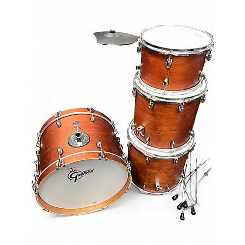 Used Gretsch Drums 4 Piece Catalina Club Jazz Series Walnut Satin Drum Kit Walnut Satin