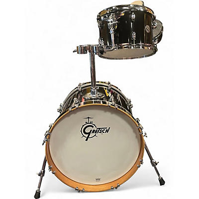 Used Gretsch Drums 4 Piece Catalina Club Piano Black Drum Kit